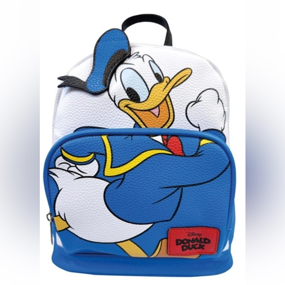 Disney Handbags - DISNEY x Aldi 2024 Donald Duck Unisex White & Blue Backpack NWT